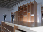 Storage for paintings on canvas.