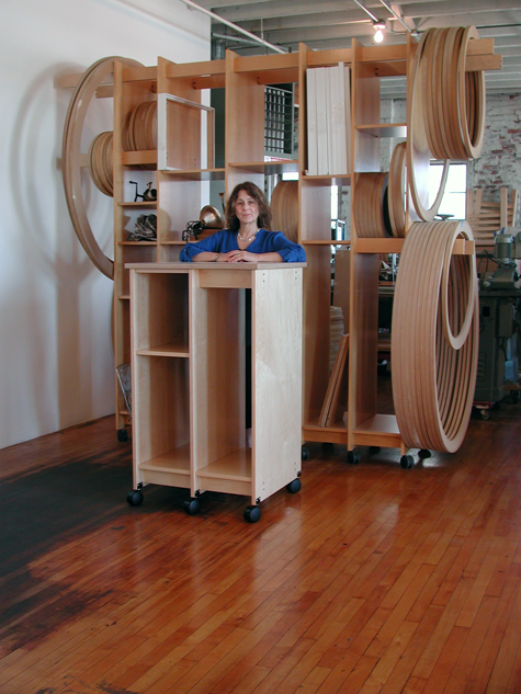 Art Storage System for storing art, round, and oval paintings.