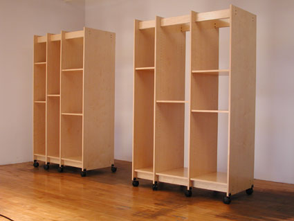 art storage system for the storage of art madeart boards