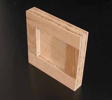 Art Boards Maple Cradled Painting Panel is 1" thick.
