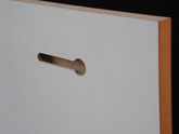 Art Boards� Gesso Panel back with hanging slot. Panel hangs without framing.