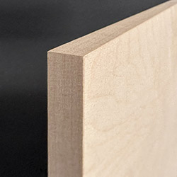 Art Boards Archival Natural Un-Cradled Maple Artist Panels have hardwood edging on all 4 sides and hang withoout framing.