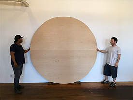 Tondo Panel for Stretching Artist Canvas has a 96" Diameter by Art Boards™