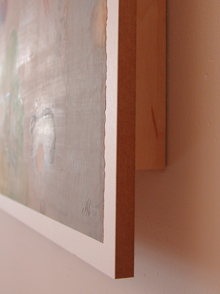 Print with deckle edged paper. Artis mounted archivally to Art Boards Archival art panel.