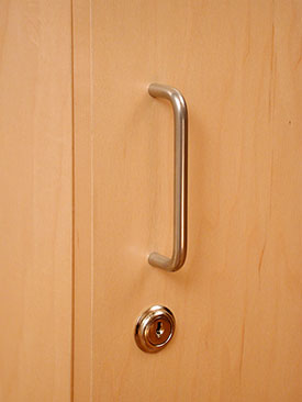 Art Storage Locks securely for safe storage of art.