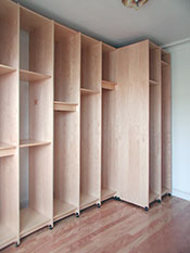 Art Storage System for art galleries and artist studios for storing fine art.