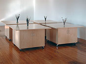 Artist Studio Work Tables for the Art Studio, art classroom, and conference rooms.