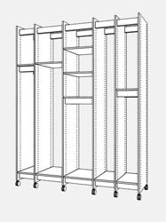 Art Storage System for the storage of art for museums, galleries, art collectors, artists, art schools, libraries, and all other collections of Art.