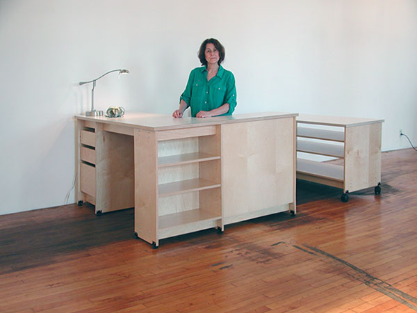 Furniture for the art studio made by Art Boards™ Art Supply.