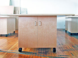 Rolling Library Tables by Art Boards™ were ordered and shipped to be used in a school library.