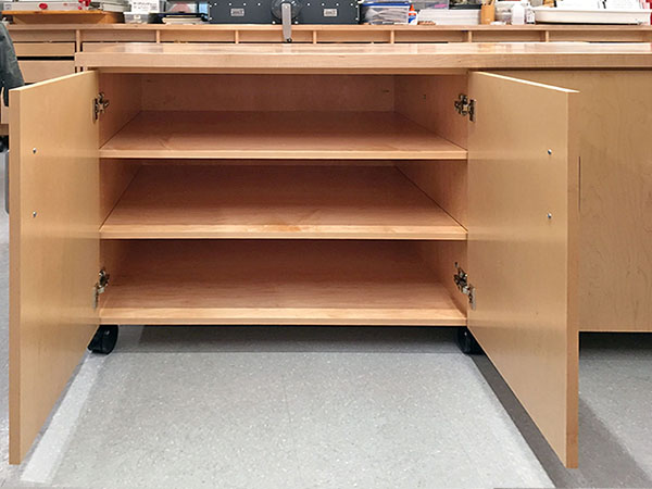 Art Storage Furniture has fully accessible shelving for art storage, and for storing materials for creating art.  Made in the USA by Art Boards™ Archival Art supply. 