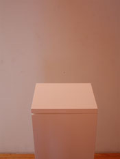 Sculpture pedestals are cusom made to order and can be made any size and finish.
