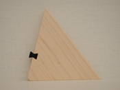 Art Boards™ Wood Easel Back side view.