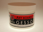 Artist Gesso for painting panels by Art Boards™ Archival Supply 32 oz container.