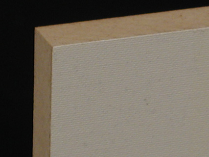 Oil Primed Cotton Canvas is mounted to Art Boards™ Natural Fiber Art Panel
